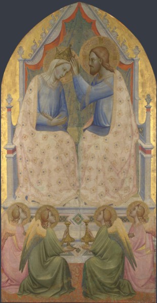 The Coronation of the Virgin, 1380s. Artist: Gaddi, Agnolo (1350-1396)