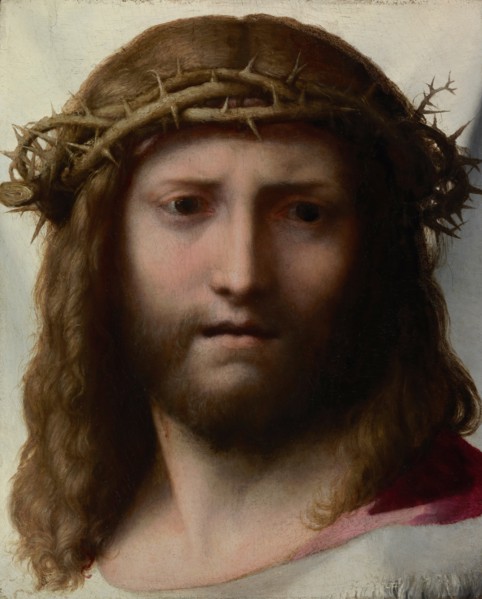 Head of Christ, 1525-1528. Artist: Correggio (1489-1534)