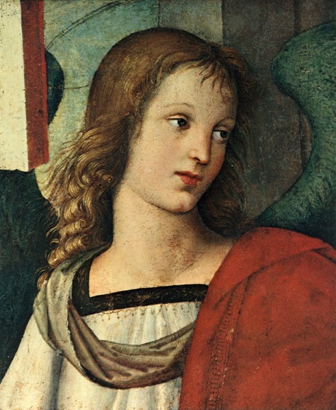 Head of an Angel, c. 1500. Artist: Raphael (1483-1520)