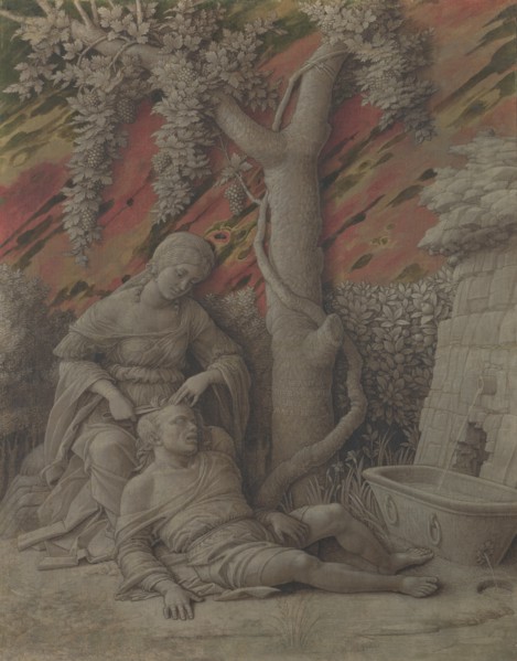 Samson and Delilah, c. 1500. Artist: Mantegna, Andrea (1431-1506)