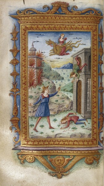 Death of the sons of Medea (Illustration for The Heroides by Ovid), 1485-1499. Artist: Majorana, Cristoforo (active ca. 1480-1494)