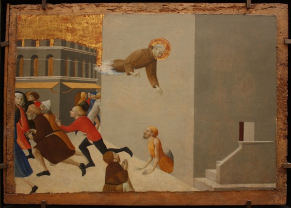The blessed Ranieri frees the poors from a Florentine jail (From Borgo del Santo Sepolcro Altarpiece), 1437-1444. Artist: Sassetta (1392-1450)
