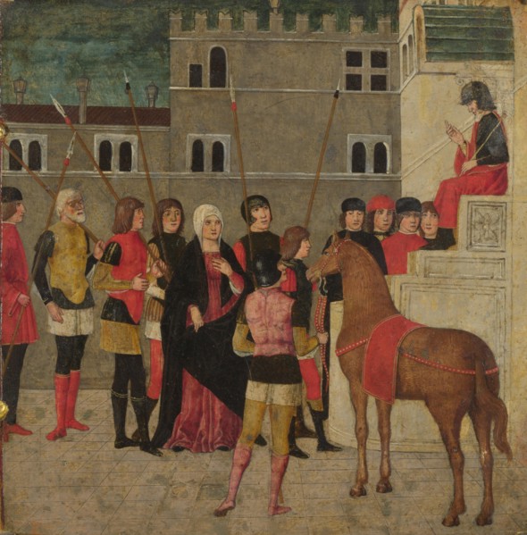 The Justice of Trajan, Between 1475 and 1500. Artist: Italian master