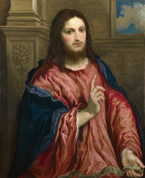 Christ as The Light of the World, c. 1550. Artist: Bordone, Paris (1500-1571)