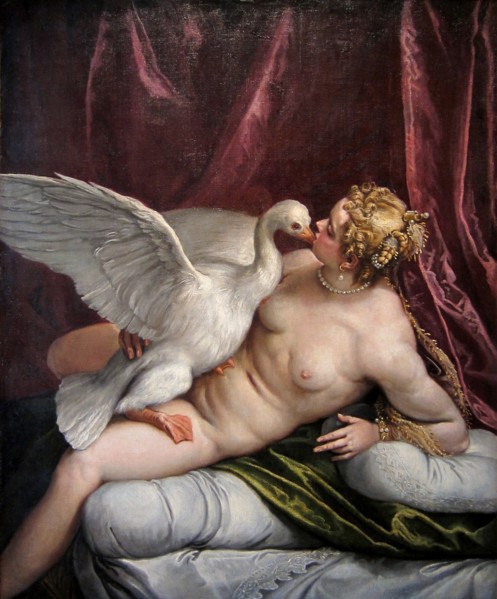 Leda and the Swan, 1585. Artist: Veronese, Paolo (1528-1588)