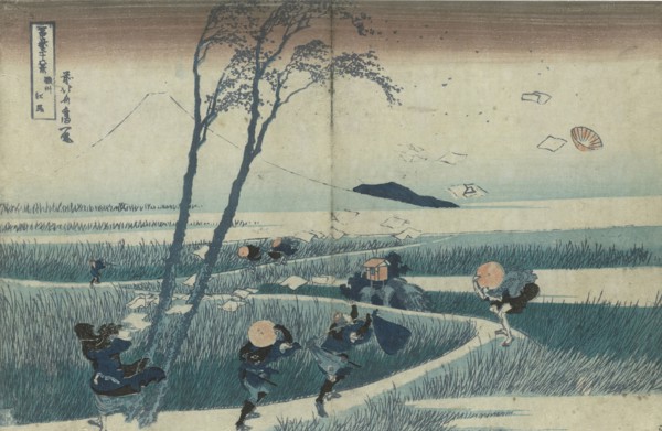 Ejiri in the Suruga province (from the series Thirty-Six Views of Mt Fuji), c. 1830. Artist: Hokusai, Katsushika (1760-1849)