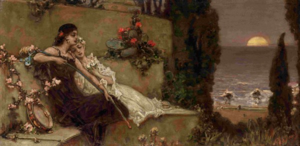 Evening Silence. Artist: Kotarbinsky, Vasilii (Wilhelm) Alexandrovich (1849-1921)