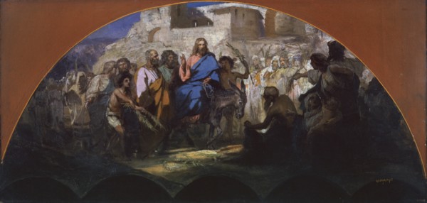 try of Christ into Jerusalem, 1876. Artist: Siemiradzki, Henryk (1843-1902)