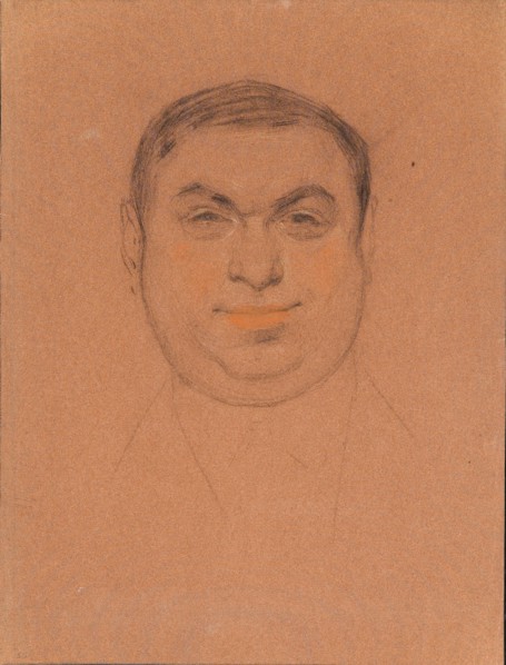Portrait of Nikita Balieff, 1912-1913. Artist: Andreev, Nikolai Andreevich (1873-1932)