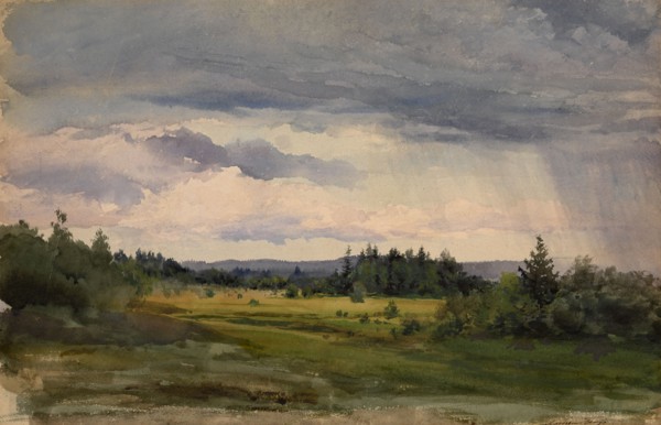 Landscape. Artist: Benois, Albert Nikolayevich (1852-1936)