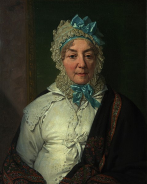 Portrait of Yekaterina Alexandrovna Arkharova, 1820. Artist: Borovikovsky, Vladimir Lukich (1757-1825)