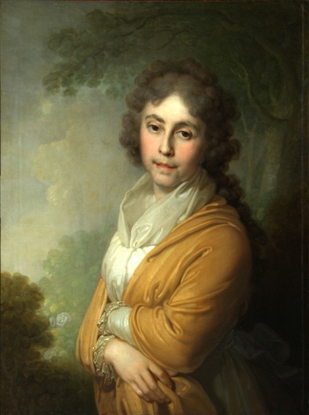 Portrait of Countess Natalia Ivanovna Kurakina, 1795. Artist: Borovikovsky, Vladimir Lukich (1757-1825)