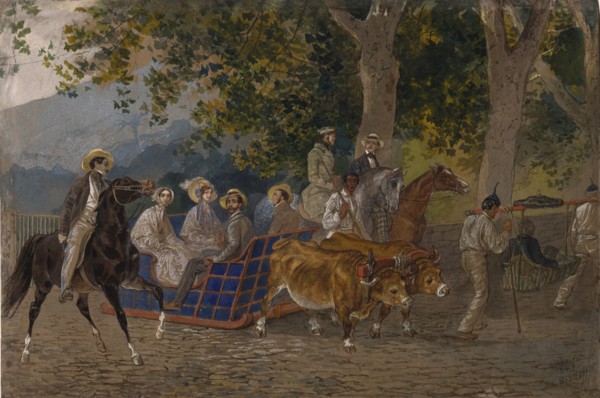 Ride, 1849. Artist: Briullov, Karl Pavlovich (1799-1852)