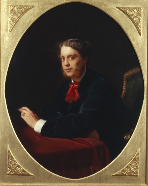 Portrait of Count Nikolay Sergeyevich Stroganov (1836-1905), 1865. Artist: Makovsky, Konstantin Yegorovich (1839-1915)