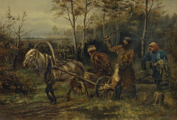 Wood Stealer. Artist: Pryanishnikov, Illarion Mikhailovich (1840-1894)