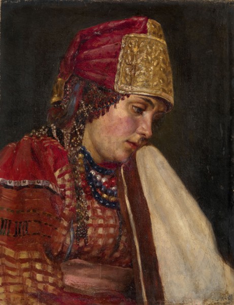 Boyar's Wife. Artist: Surikov, Vasili Ivanovich (1848-1916)