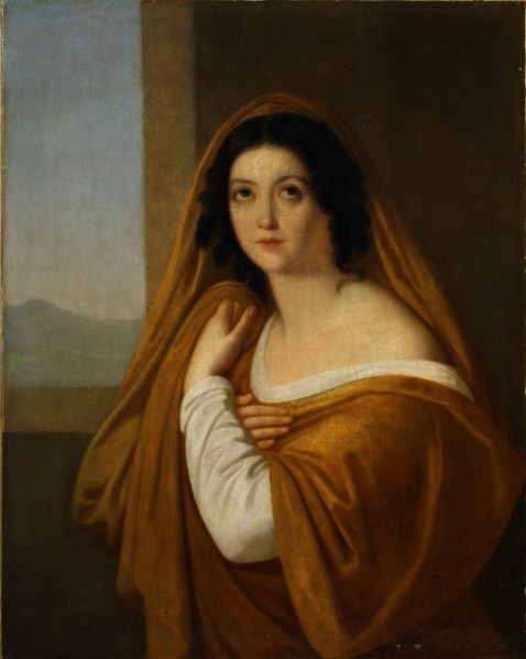 Portrait of Princess Yevdokia (Avdotya) Ivanovna Golitsyna, née Izmaylova (1794-1890), 1810s. Artist: Yegorov, Alexei Yegorovich (1776-1851)