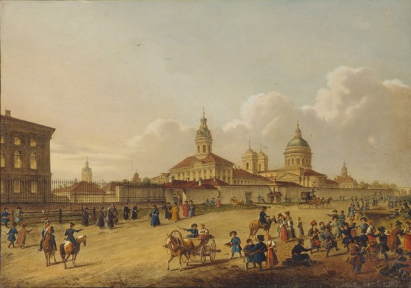 The Alexander Nevsky Monastery. Artist: Anonymous