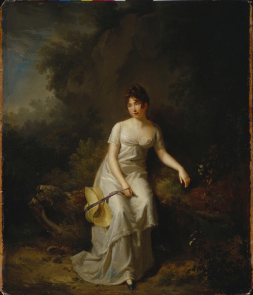 Portrait of Countess Ekaterina Lvovna Golovkina, Late 18th cent.. Artist: Anonymous