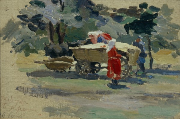 The Doukhobors in Borjomi, 1895. Artist: Borisov-Musatov, Viktor Elpidiforovich (1870-1905)