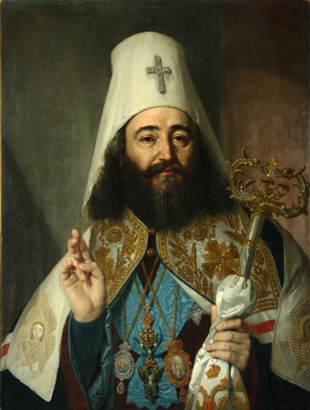 Portrait of Catholicos-Patriarch of All Georgia Anton II (1788-1811), 1811. Artist: Borovikovsky, Vladimir Lukich (1757-1825)