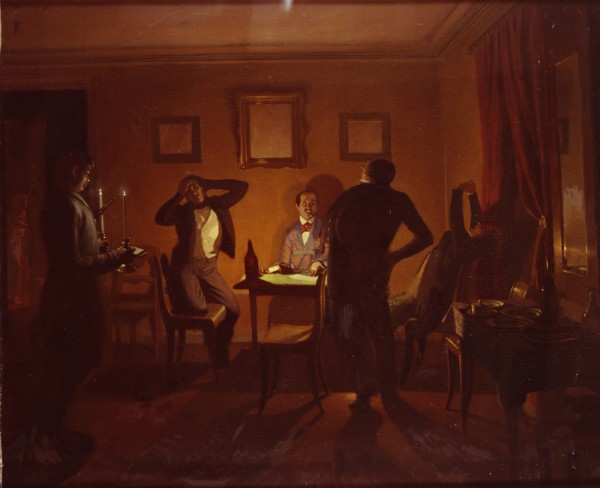 The Gamblers, 1852. Artist: Fedotov, Pavel Andreyevich (1815-1852)