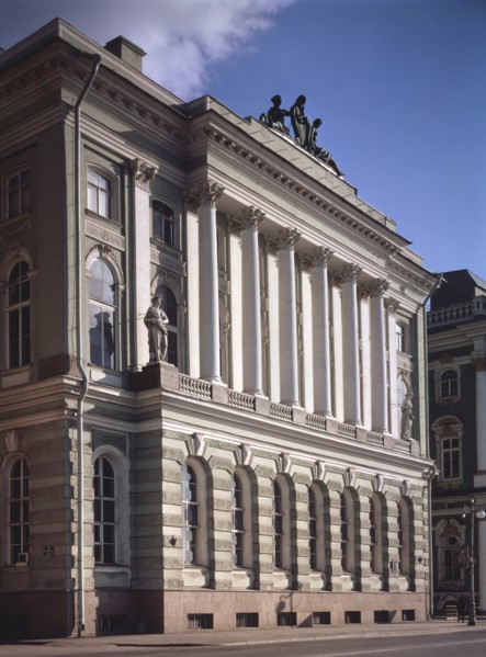 The Old Hermitage in Saint Petersburg, 1771-1787. Artist: Felten, Yuri Matveyevich (1730-1801)