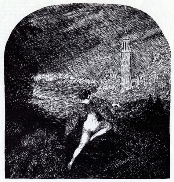 Romanticism. Symbolist magazine Vesy (The Balance), 1905. Artist: Feofilaktov, Nikolai Petrovich (1878-1941)