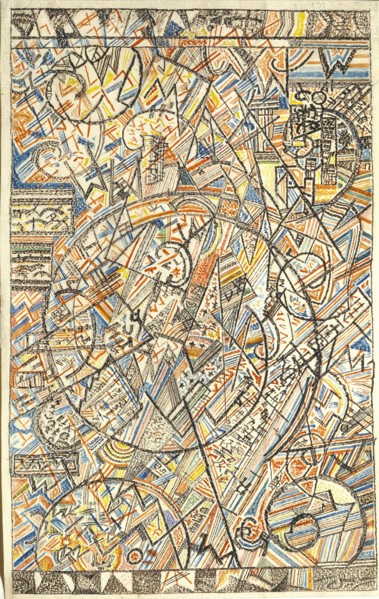 The Formula of the Universe, 1920-1922. Artist: Filonov, Pavel Nikolayevich (1883-1941)