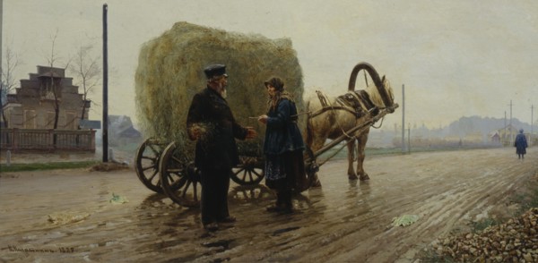 Deal, 1889. Artist: Kasatkin, Nikolai Alexeyevich (1859-1930)