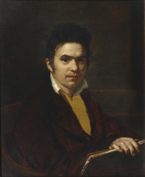 Portrait of Alexander Khristoforovich Vostokov (1781-1864), before 1816. Artist: Kiprensky, Orest Adamovich (1782-1836)
