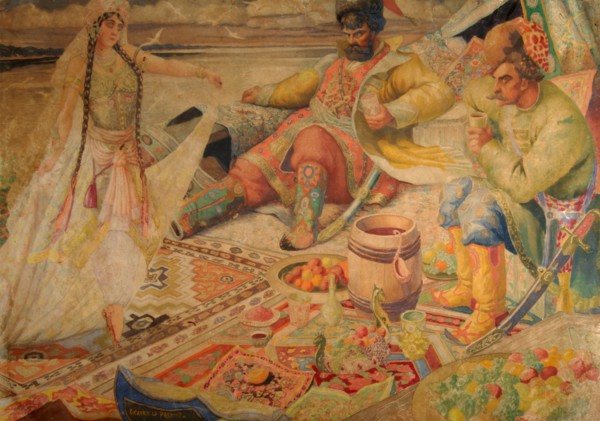 Stepan Razin. Artist: Kustodiev, Boris Michaylovich (1878-1927)