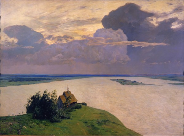 Over Eternal Peace, 1894. Artist: Levitan, Isaak Ilyich (1860-1900)