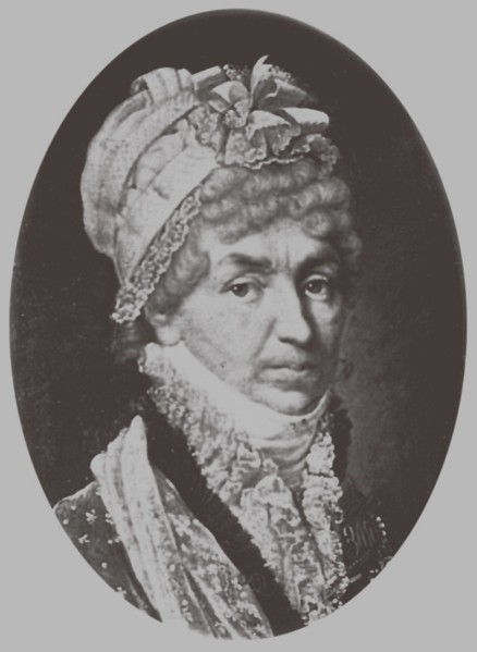 Portrait of Princess Natalya Petrovna Galitzine (1741-1837), 1870. Artist: Lushev, Andrey Mikhaylovich (1822-?)