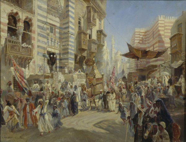 The Handing over of the Sacred Carpet in Cairo, 1876. Artist: Makovsky, Konstantin Yegorovich (1839-1915)