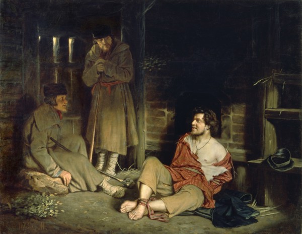 An Arrant Knave (Arrested person), 1873. Artist: Perov, Vasili Grigoryevich (1834-1882)