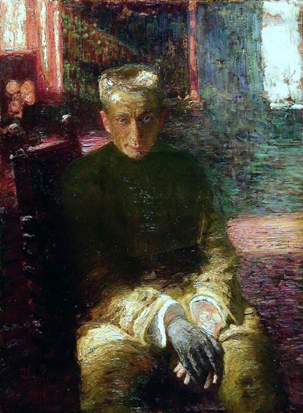 Portrait of Alexander Kerensky (1881-1970), 1918. Artist: Repin, Ilya Yefimovich (1844-1930)