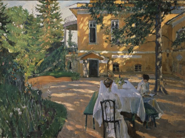 In summer, 1909. Artist: Vinogradov, Sergei Arsenyevich (1869-1938)