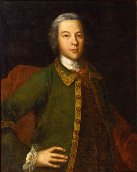 Portrait of Count Petr Panin (1721?1789), 1742. Artist: Vishnyakov, Ivan Yakovlevich (1699-1761)