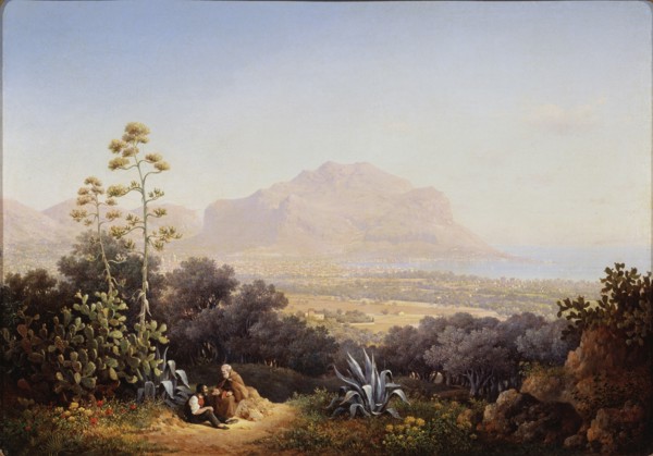 View of Palermo, 1845. Artist: Vorobyev, Sokrat Maximovich (1817-1888)