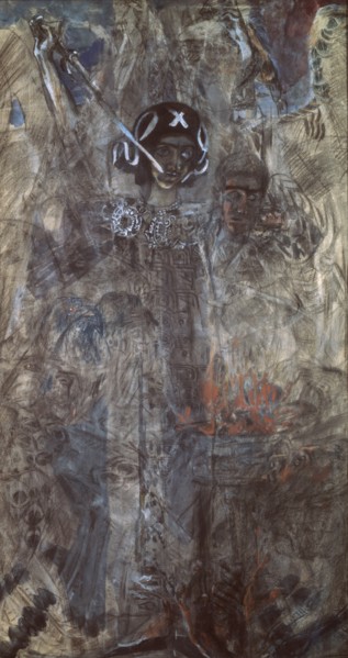 The Vision of the Prophet Ezekiel, 1906. Artist: Vrubel, Mikhail Alexandrovich (1856-1910)