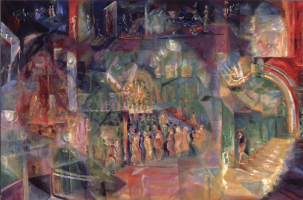 A Bar. Artist: Yakulov, Georgi Bogdanovich (1884-1928)