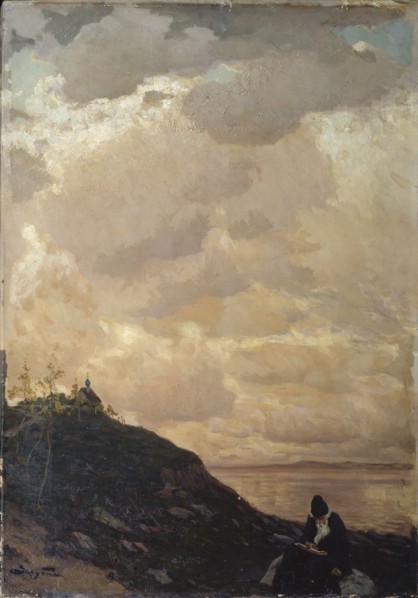 Heavenly space, 1911. Artist: Zarubin, Viktor Ivanovich (1866-1928)