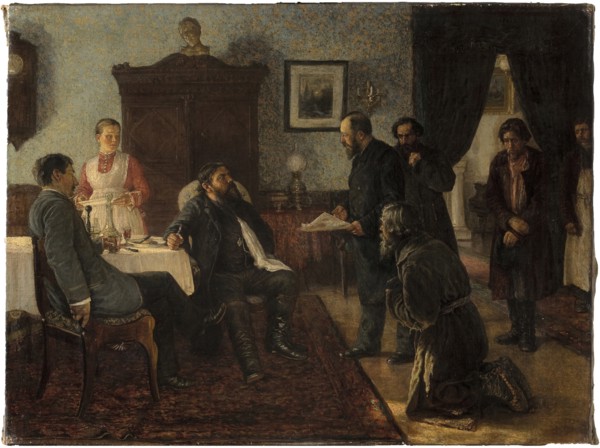 Applicants, 1888. Artist: Zhuravlev, Firs Sergeevich (1836-1901)
