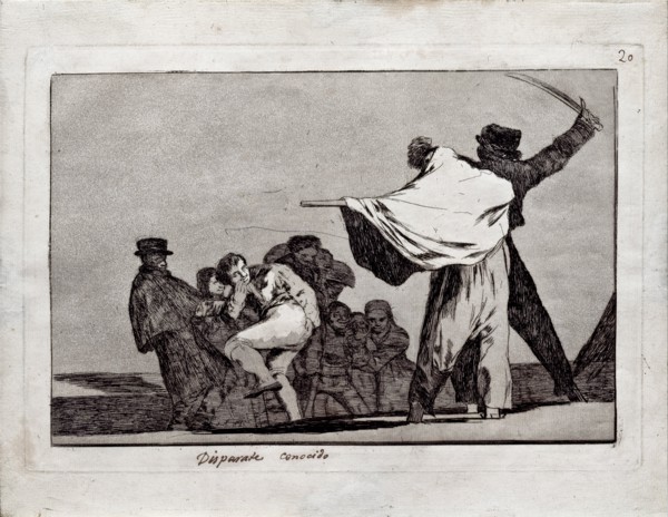 Well-Know Folly (from the series Los Disparates (Follies), 1815-1819. Artist: Goya, Francisco, de (1746-1828)