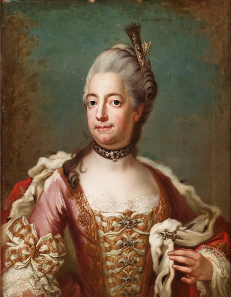 Louisa Ulrika of Prussia (1720-1782). Artist: Björk, Jakob (1726-1793)