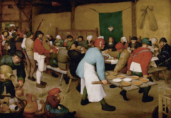 The Peasant Wedding, ca 1568. Artist: Bruegel (Brueghel), Pieter, the Elder (ca 1525-1569)