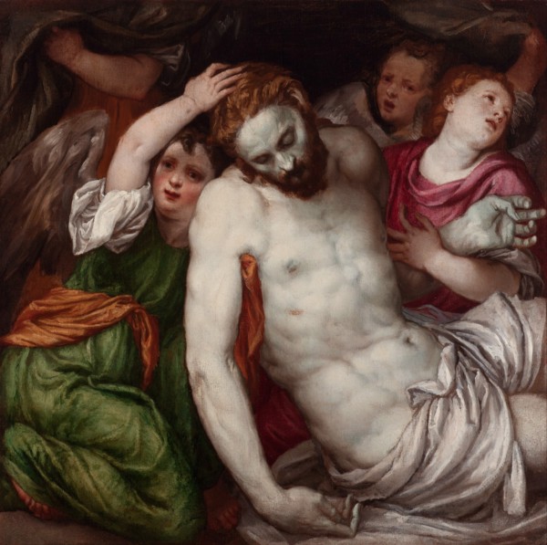 Pietà with Angels. Artist: Sustris, Lambert (1515/20-after 1591)