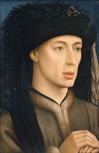 Portrait of a Man, 1430. Artist: Weyden, Rogier van der, (Workshop)