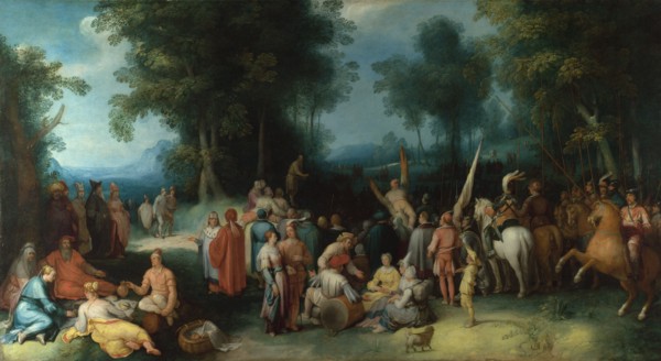 The Preaching of Saint John the Baptist, 1602. Artist: Haarlem, Cornelis Cornelisz., van (1562-1638)
